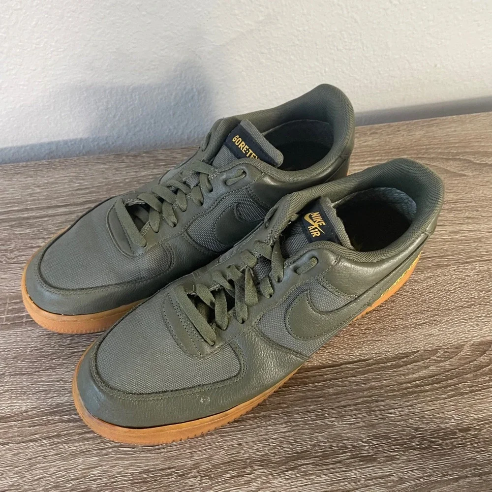 Nike Air Force 1 Low Gore-Tex Medium Olive Gum Mens 11.5 CK2630-200